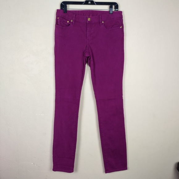 Tory Burch Denim - Tory Burch "Ivy Super Skinny" Fuchsia Purple Jeans Women’s‎ Size 29